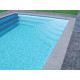 Piscine coque avec escalier d'angle